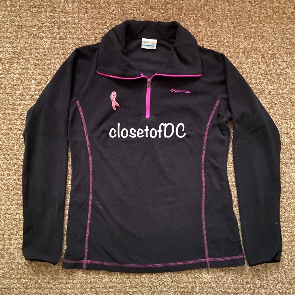 Columbia Tested Tough In Pink Fleece 1/2-Zip
